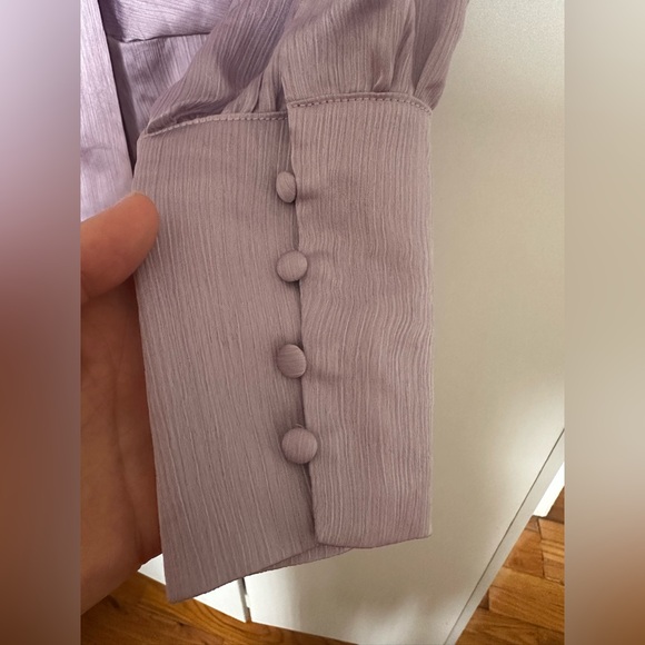 NWOT BEBE Women’s Yoryu Keyhole Romper in Lavender Size 8 - Picture 5 of 10